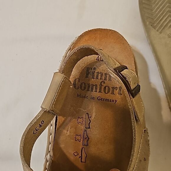 Finn Comfort Sandals Tan Fisherman Leather size 40 (10 us) - Picture 7 of 7